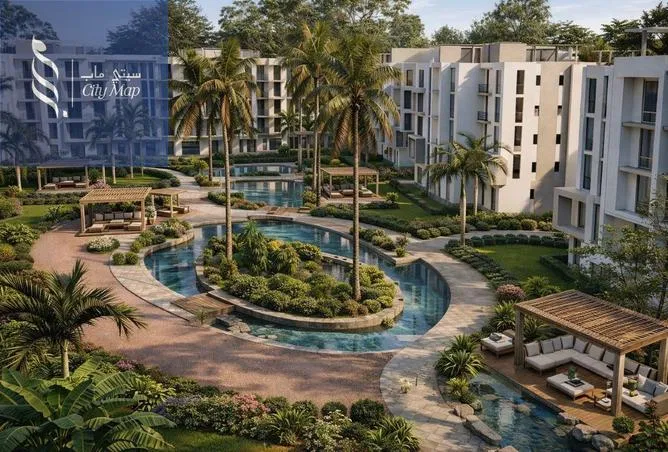شقة غرفتين 100 م² للبيع في New October City compounds