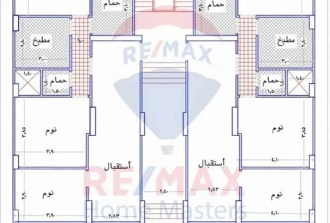شقة 3 غرف 155 م² للبيع في El Zaafaran District