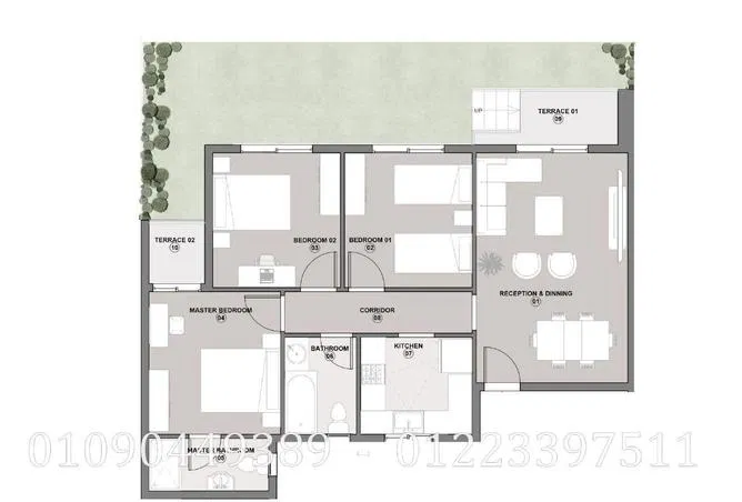 3-bedroom apartment 120 m² for sale in Citalia