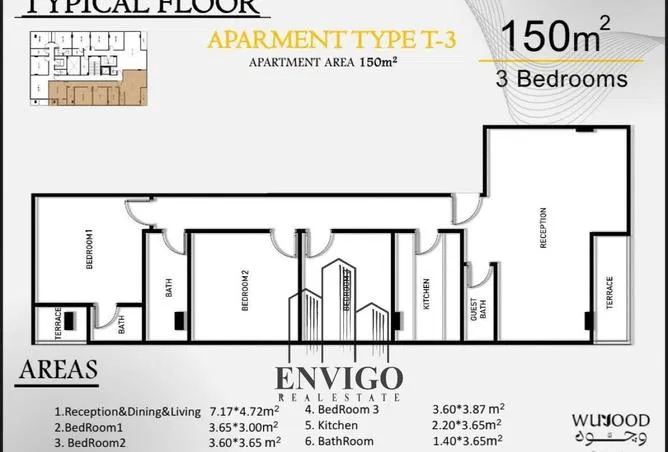 3-bedroom apartment 150 m² for sale in Al Andalus Buildings