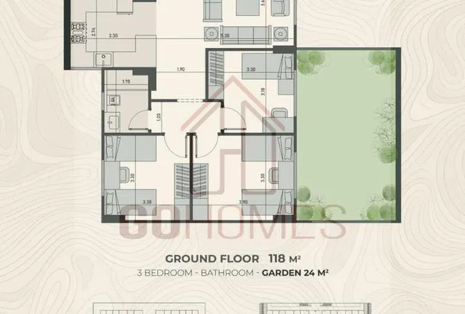 3-bedroom apartment 118 m² for sale in Eighth Sector