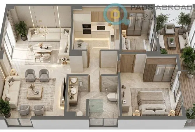 2-bedroom apartment 109 m² for sale in Al Ahyaa District