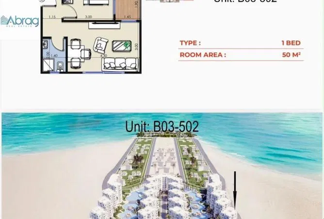 1-bedroom chalet 50 m² for sale in Layana