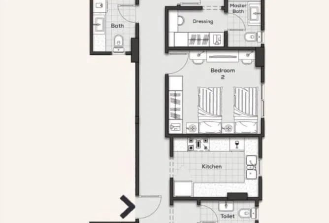 3-bedroom apartment 176 m² for sale in Bait Alwatan