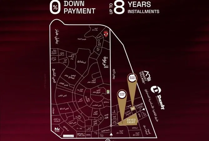 شقة 3 غرف 170 م² للبيع في رويال سيتي ، Royal City