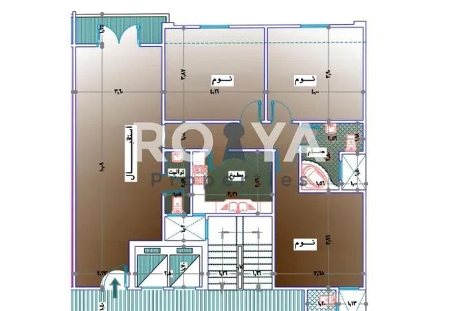 شقة 3 غرف 145 م² للبيع في Al Motawakel Street