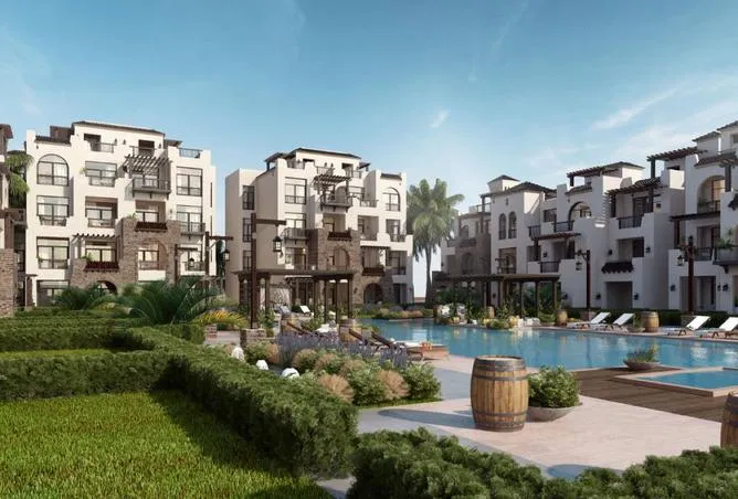 شقة غرفتين 115 م² للبيع في Sahl Hasheesh Resort