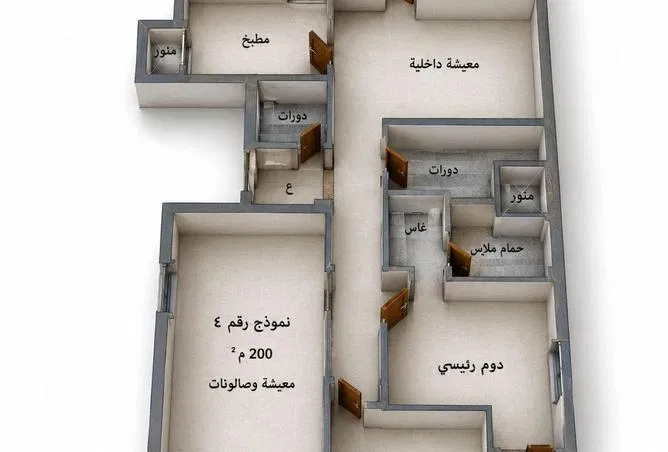3-bedroom apartment 200 m² for sale in Lebanon St.