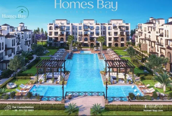 شقة غرفتين 88 م² للبيع في Sahl Hasheesh Resort