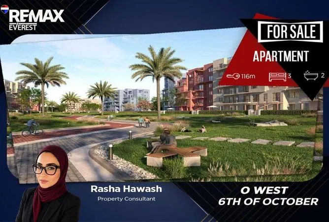 3-bedroom apartment 116 m² for sale in O West