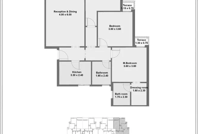 3-bedroom apartment 146 m² for sale in New Mansoura