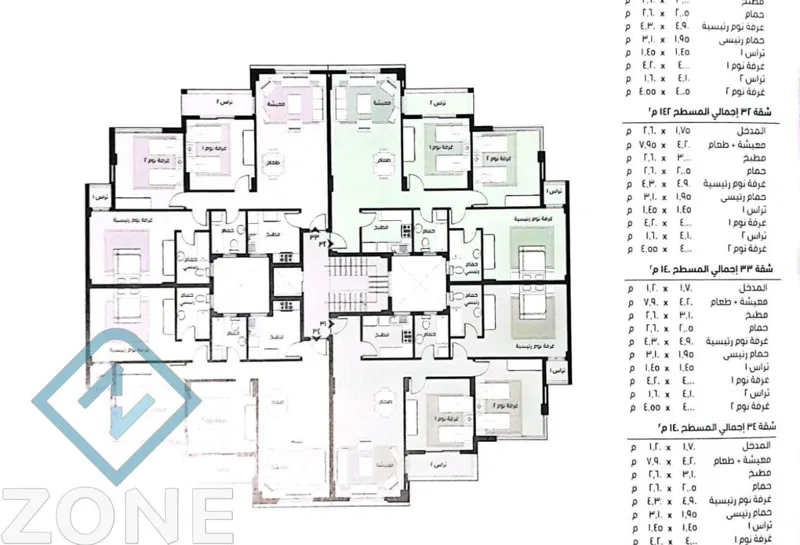 3-bedroom apartment 140 m² for sale in B12