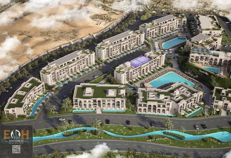 شقة غرفتين 118 م² للبيع في Sahl Hasheesh Resort