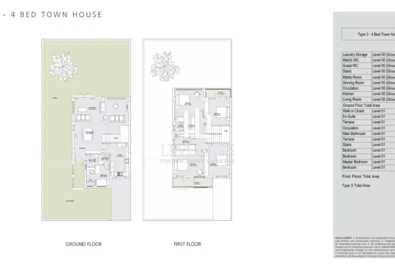 تاون هاوس 4 غرف 215 م² للبيع في Al Burouj Compound