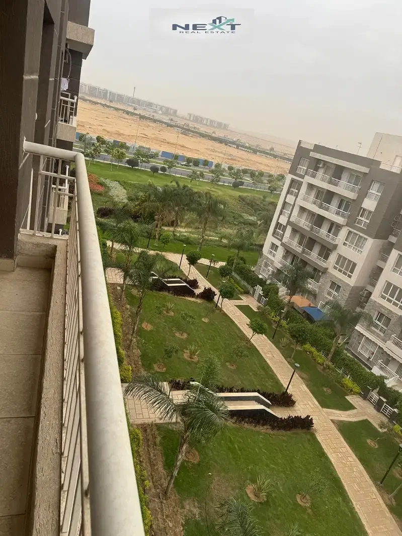 For sale in the best and newest phase of Madinaty, an 85 sq m apartment in B12 with a garden and stream view, directly on the sea, on the fifth floor,