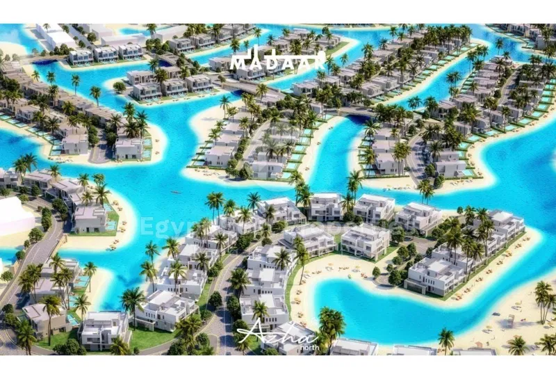 شاليه غرفتين 110 م² للبيع في Azha North