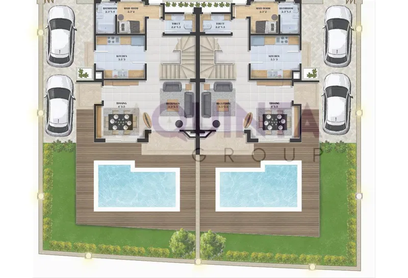 توين هاوس 6 غرف 235 م² للبيع في La Quinta Heights