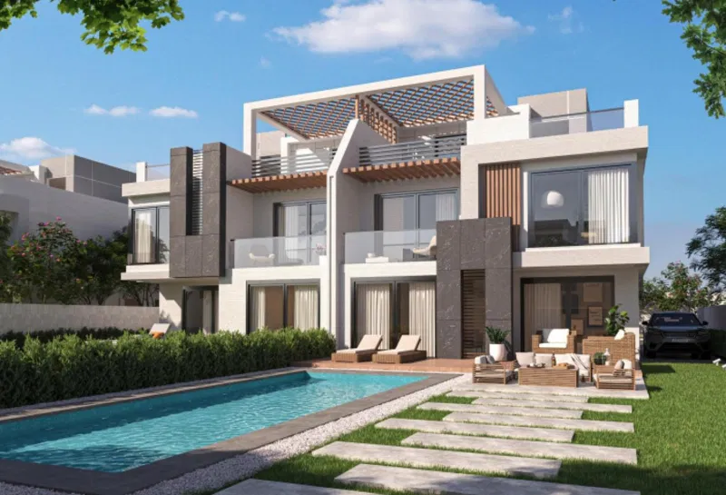 توين هاوس 3 غرف 366 م² للبيع في Sheikh Zayed Compounds