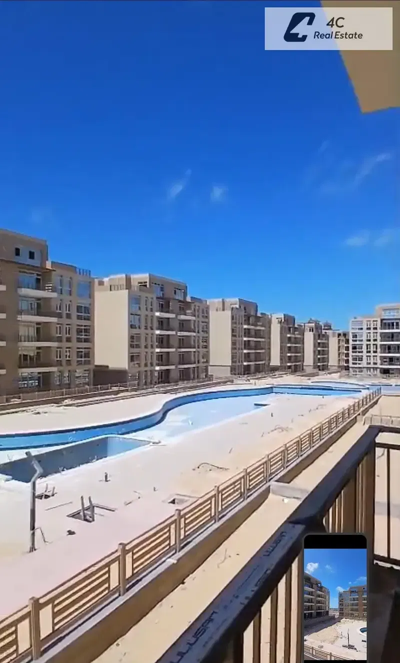 For quick sale: 150m² chalet in Marina 8, North Coast, open view pool - low down payment and installments remaining, excellent layout, ready for view