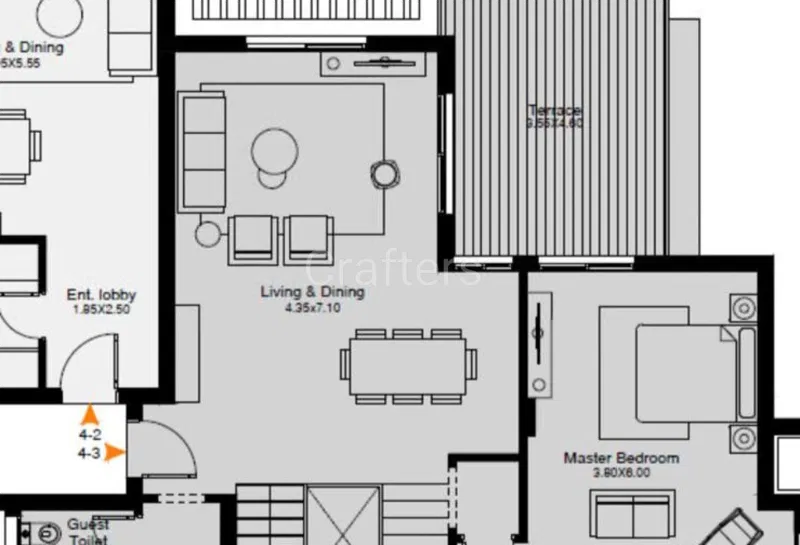 3-bedroom duplex 212 m² for sale in O West