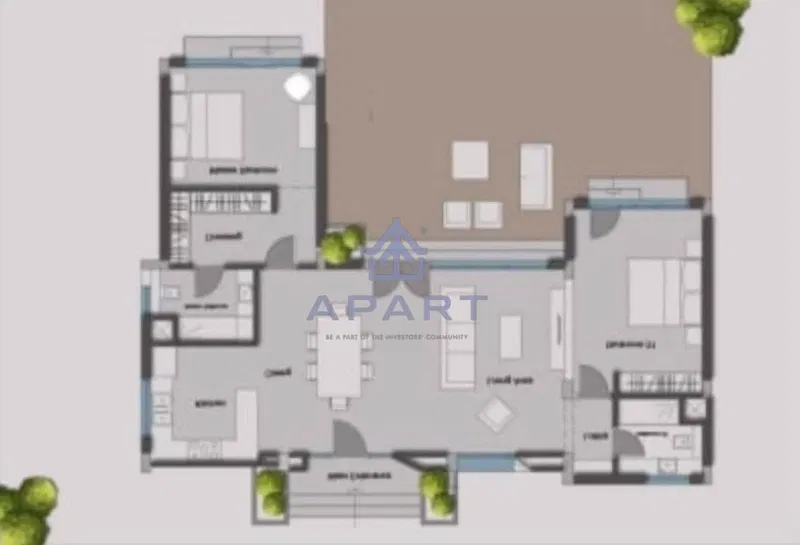 2-bedroom villa 122 m² for sale in Bay West