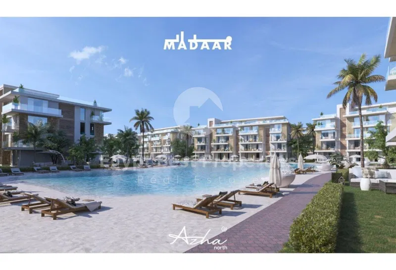 شاليه غرفتين 130 م² للبيع في Azha North