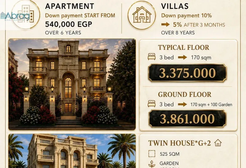 فيلا 7 غرف 720 م² للبيع في New Uptown October