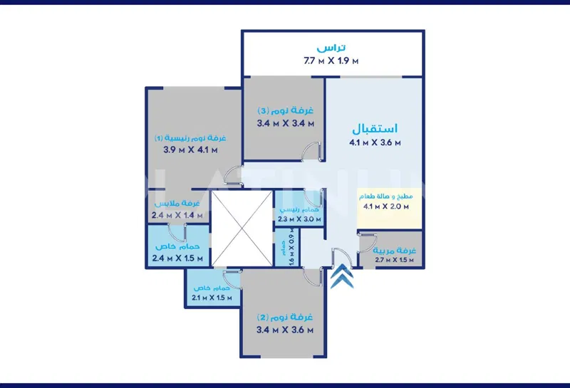 3-bedroom apartment 135 m² for sale in Seashore