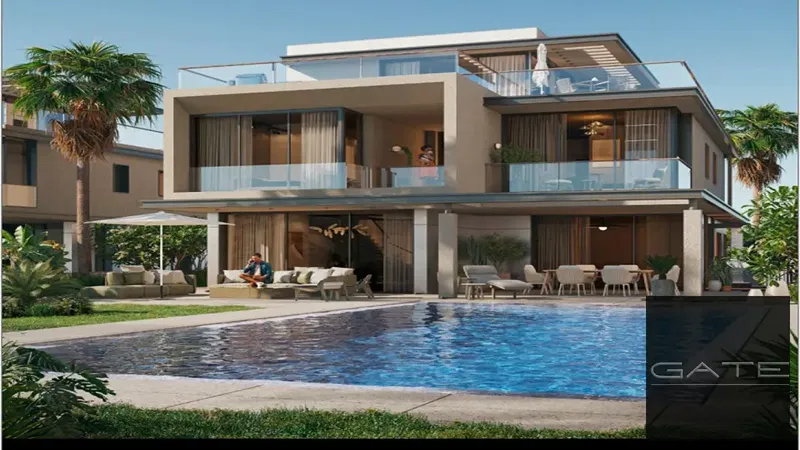 Standalone Villa for Sale (Resale) in Palm Hills PX Compound – 6th of October; prime location overlooking the landscape and water features.