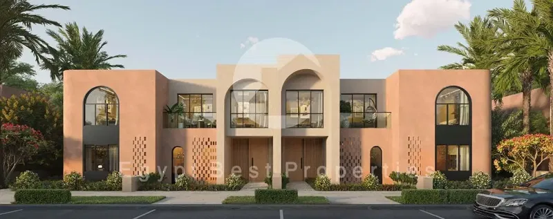 HOT PRICE Resale Twin Villa 4BD Direct Lagoon View for sale in Ogami Sodic Ras Al Hekma North Coast