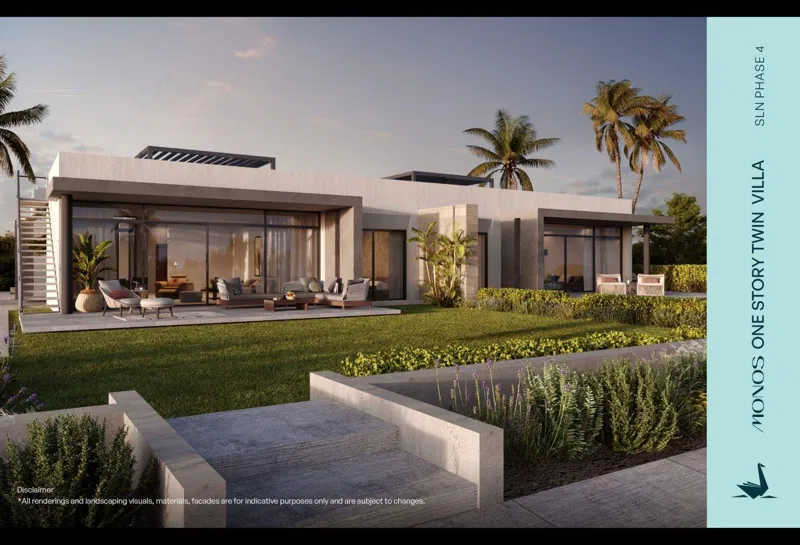 توين هاوس 4 غرف 230 م² للبيع في Swan Lake North Coast