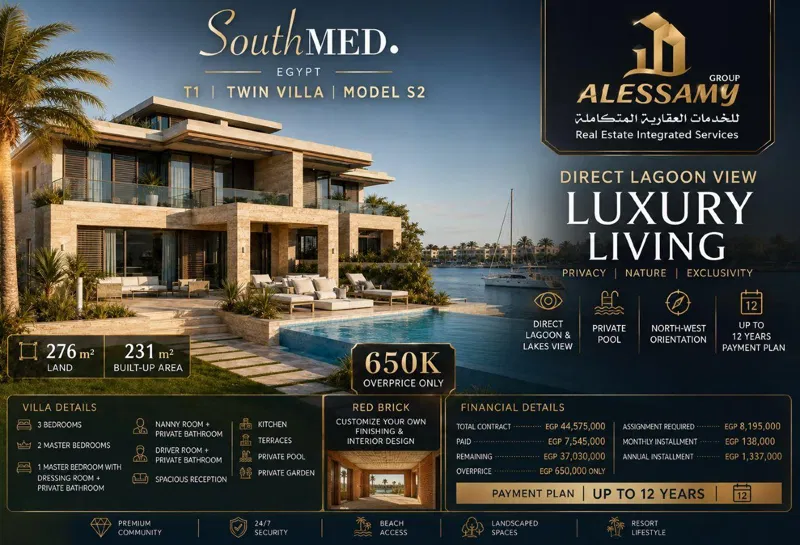4-bedroom villa 310 m² for sale in South Med