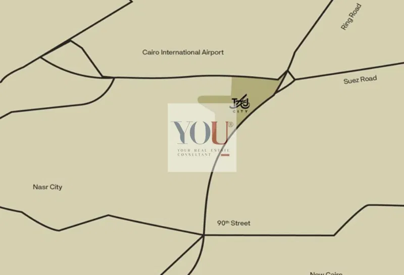 توين هاوس 4 غرف 392 م² للبيع في تاج سيتي، Taj City