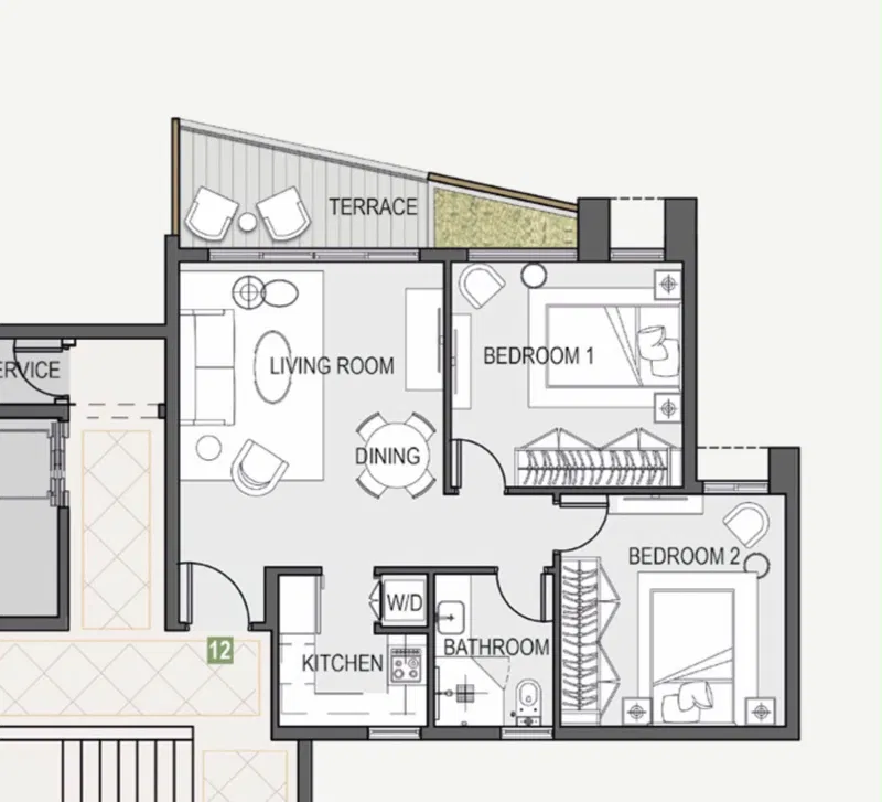 Apartment 84 m² for sale in Madinaty
