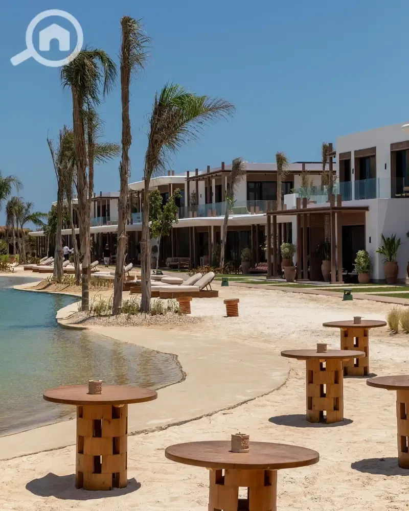 Fully finished chalet with ACs and kitchen for sale with a distinctive sea view in Zoya (Ghazala Bay).