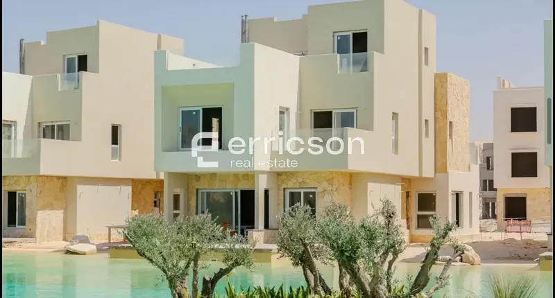 125 m duplex penthouse, double lagoon view for sale in El Masyaf - Ras El Hekma