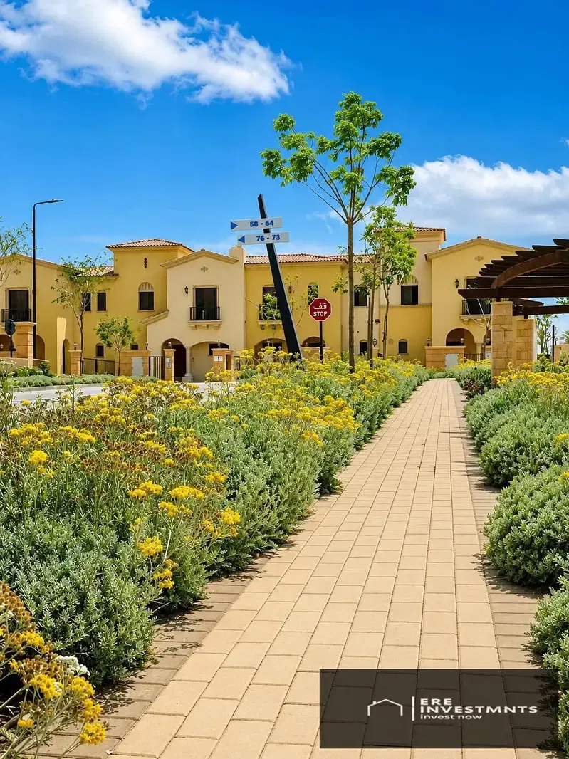 Lowest price in the market: Twin house for sale in City Gate, Qatari Diar, Opal - Fifth Settlement - Immediate delivery