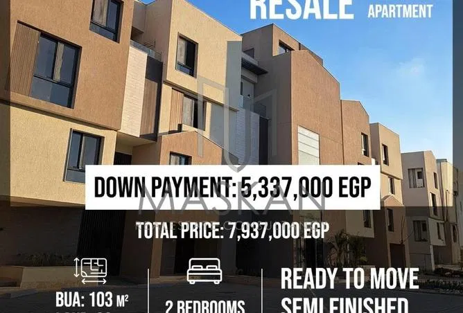 2-bedroom apartment 103 m² for sale in VYE SODIC