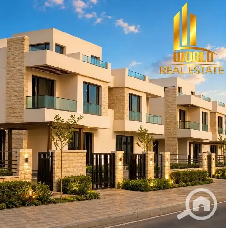 Townhouse Villa for Sale in Noor City – New Administrative Capital | Garden View