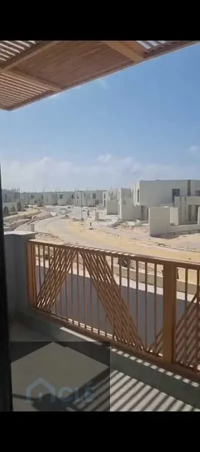 fully finished, luxurious twin house with a lagoon view, available for sale with a DP and the remainder in installments . The property includes 3 beds