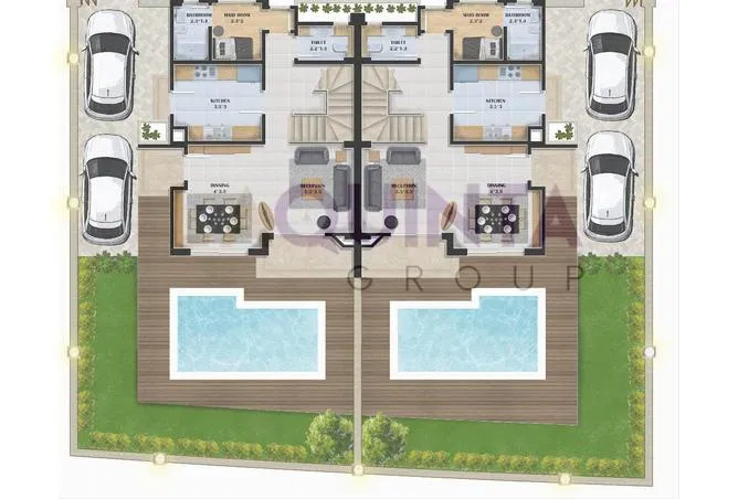 توين هاوس 6 غرف 235 م² للبيع في La Quinta Heights