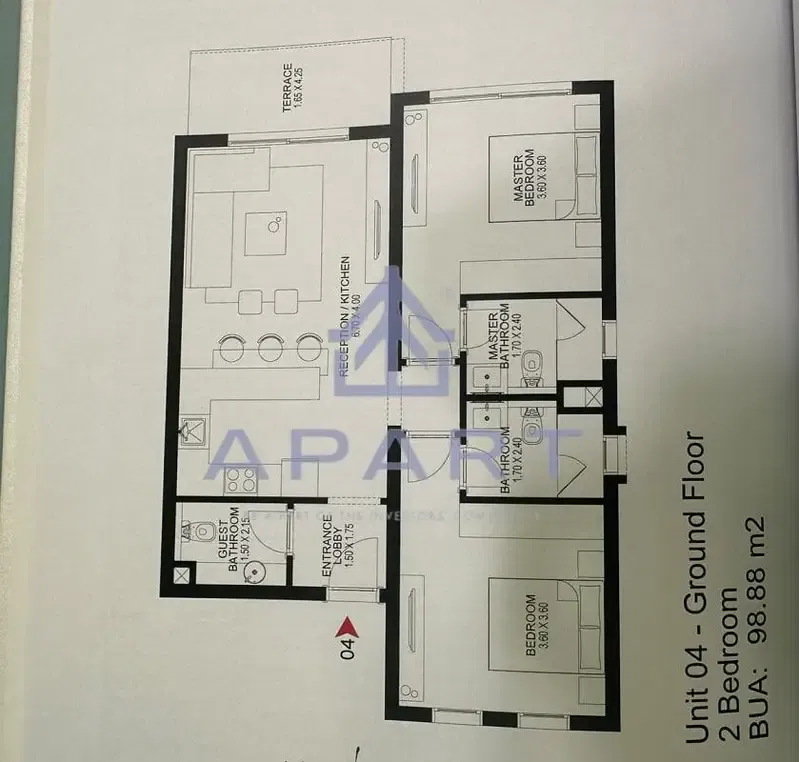 Chalet 2 Bedrooms Ground For Sale In Makadi Heights By Orascom