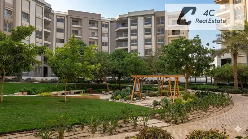 Under market price Studio 72 m for sale ready to move very prime location view landscape in HydePark New Cairo
