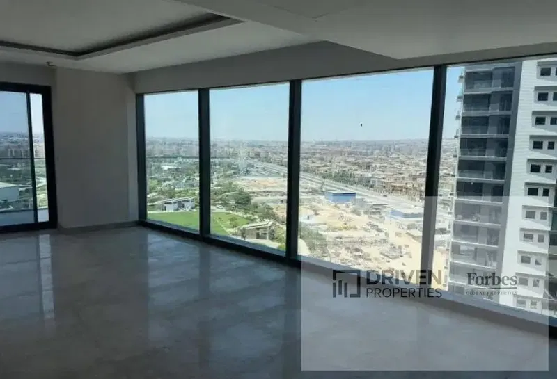 Central Spine View Finished With ACs Kitchen Penthouse Loft with Roof for Sale by Installments in ZED West Sheikh Zayed ZED Towers