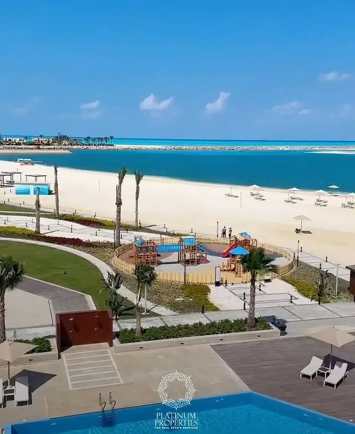 Furnished Hotel Apt Direct on Sea For Sale with installments Palma bay Rotana in Marina 5