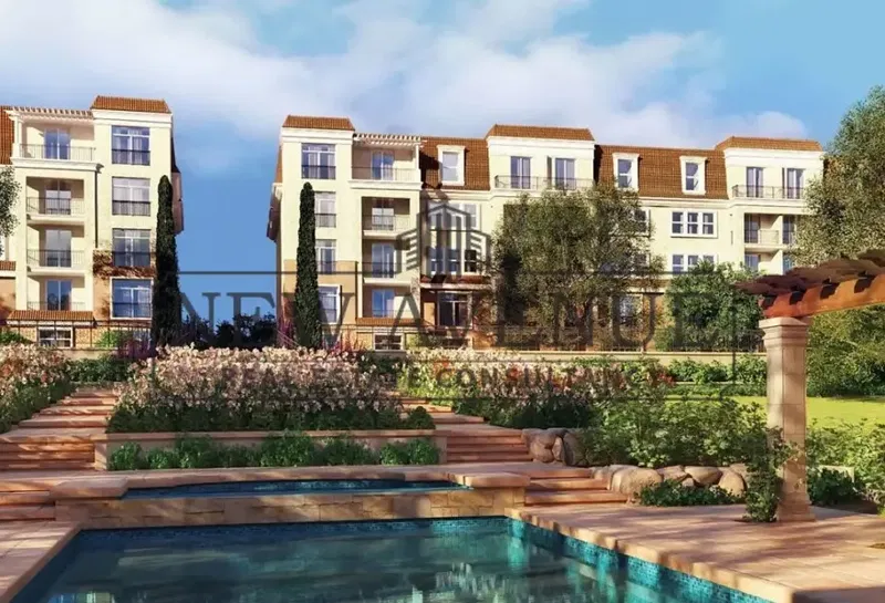 Corner Apartment For Sale at sarai Phase Elan New Cairo Elan by Developer MNHD With down Payment and instalments