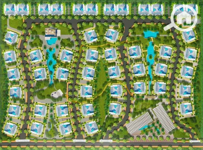 Resale apartment for sale, 155 meters, delivery in a year at Icon Garden compound by Style Home. View it now on-site, a few minutes from Hard Park, the American University, and South 90th.