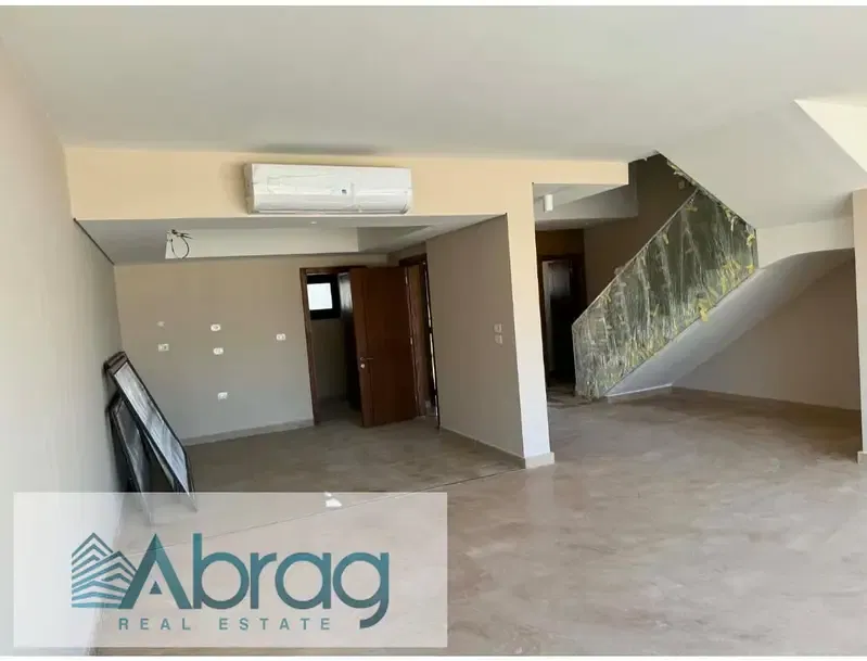 Twin house for sale, immediate delivery with finishes and air conditioning in John - Ras El Hikma in the North Coast.