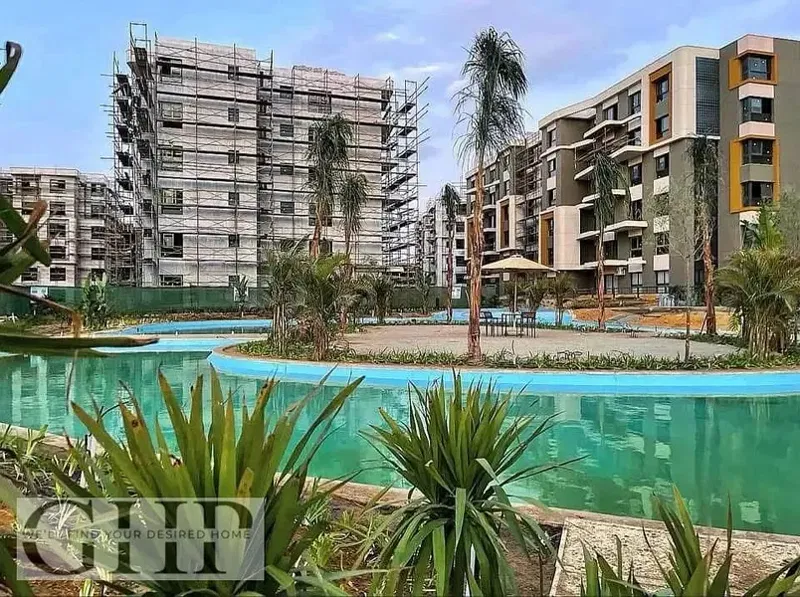 Apartment Direct Lagoon View Fully Finished for Sale in Palm Hills New Cairo