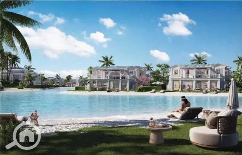 Chalet for sale in Crysta Mountain View, with a distinctive view overlooking a large lagoon